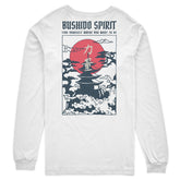 Yūjin Clothing Bushido long sleeve T-shirt featuring a Japanese-inspired design and comfortable fabric, casual wear for men.
