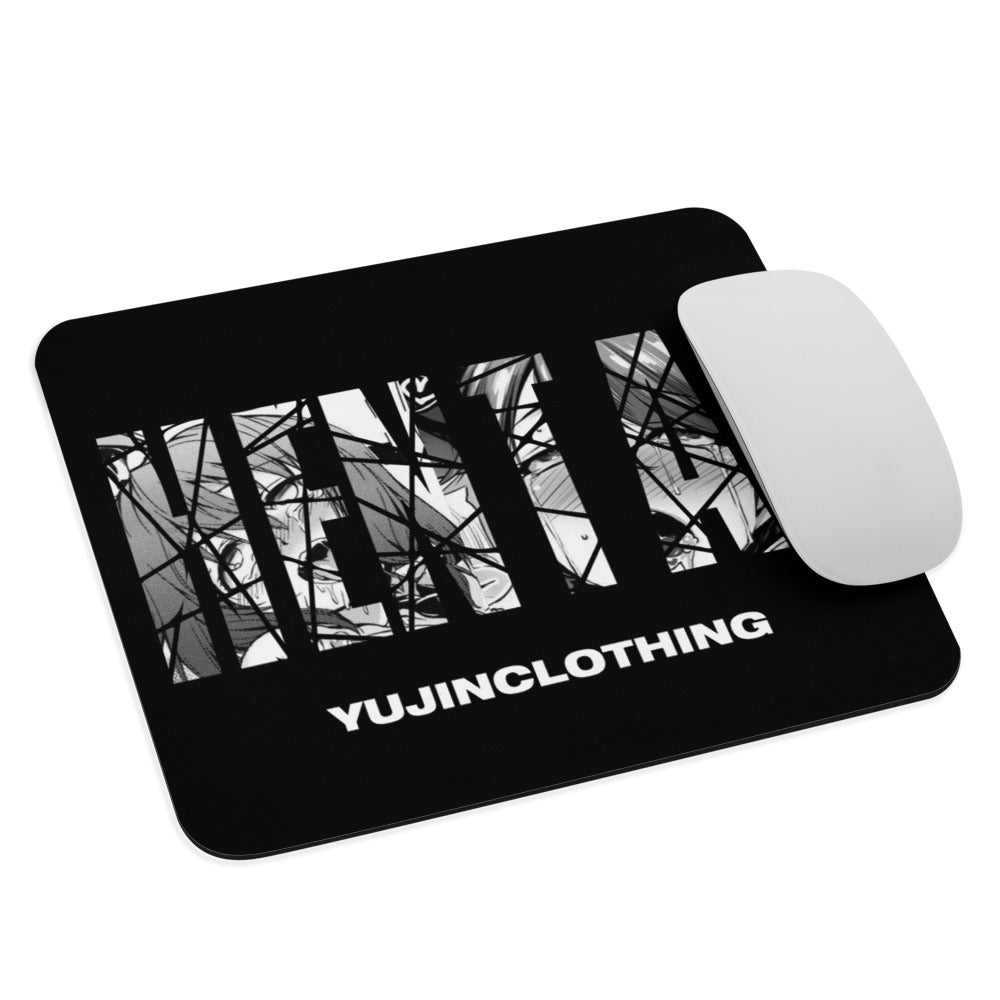 Yūjin Clothing hentai mouse pad featuring vibrant, detailed artwork on a smooth surface for comfortable gaming and computer use.