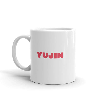 Yūjin Clothing Hitotsume-Kozō Mug featuring a unique one-eyed face design on a ceramic coffee mug.