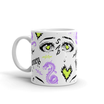 Yūjin Clothing honey mug featuring a smooth ceramic surface and a comfortable handle, perfect for hot beverages.