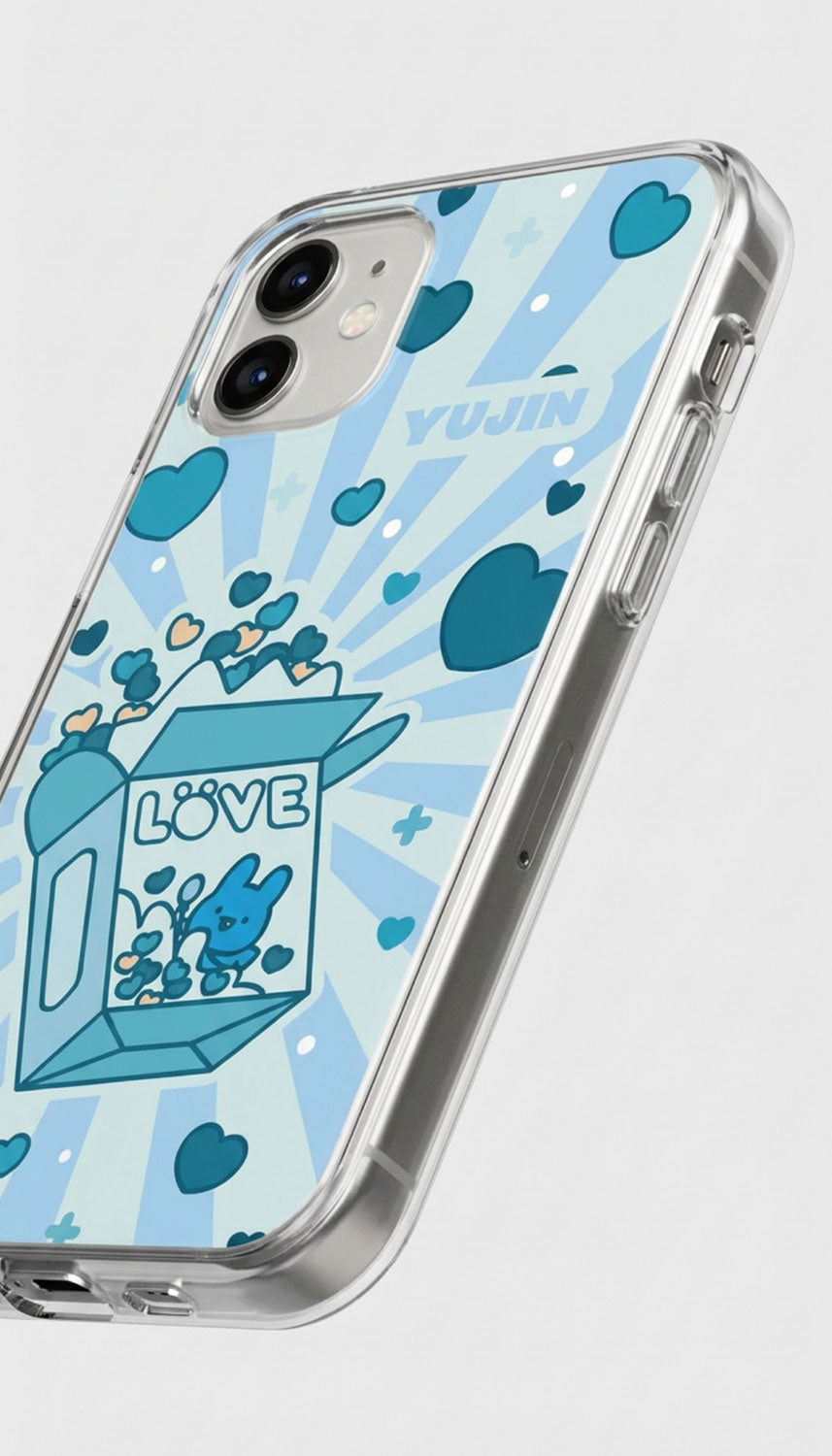 Love iPhone case by Yūjin Clothing featuring a stylish design, made to protect and personalize your iPhone.
