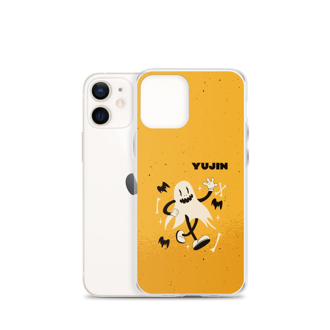 Yūjin Clothing Halloween Ghost iPhone® case with spooky ghost design, protective mobile phone cover for iPhone models