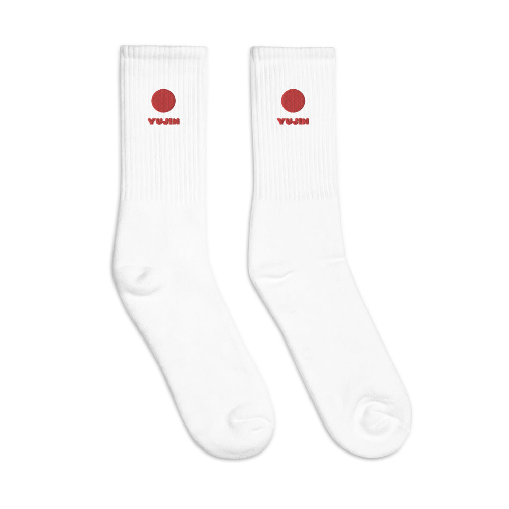 Japanese Classic Socks by Yūjin Clothing featuring traditional patterns and comfortable fabric for everyday wear.