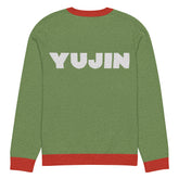 Yūjin Clothing Christmas Hater Cat sweatshirt featuring a cozy design with a cat graphic and holiday-themed print.