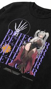 Yūjin Clothing Detector Sweatshirt in black featuring a front graphic design and comfortable fit for casual wear.
