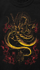 Yūjin Clothing Dragon Guidance sweatshirt featuring a bold dragon graphic on soft, comfortable fabric for a stylish casual look.