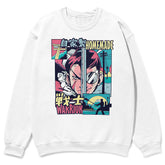 Homemade Warrior sweatshirt by Yūjin Clothing featuring a comfortable fit and graphic design, ideal for casual wear.