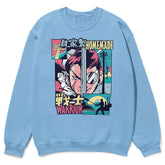 Homemade Warrior sweatshirt by Yūjin Clothing featuring a cozy, casual fit with a graphic design on the front, perfect for everyday wear.