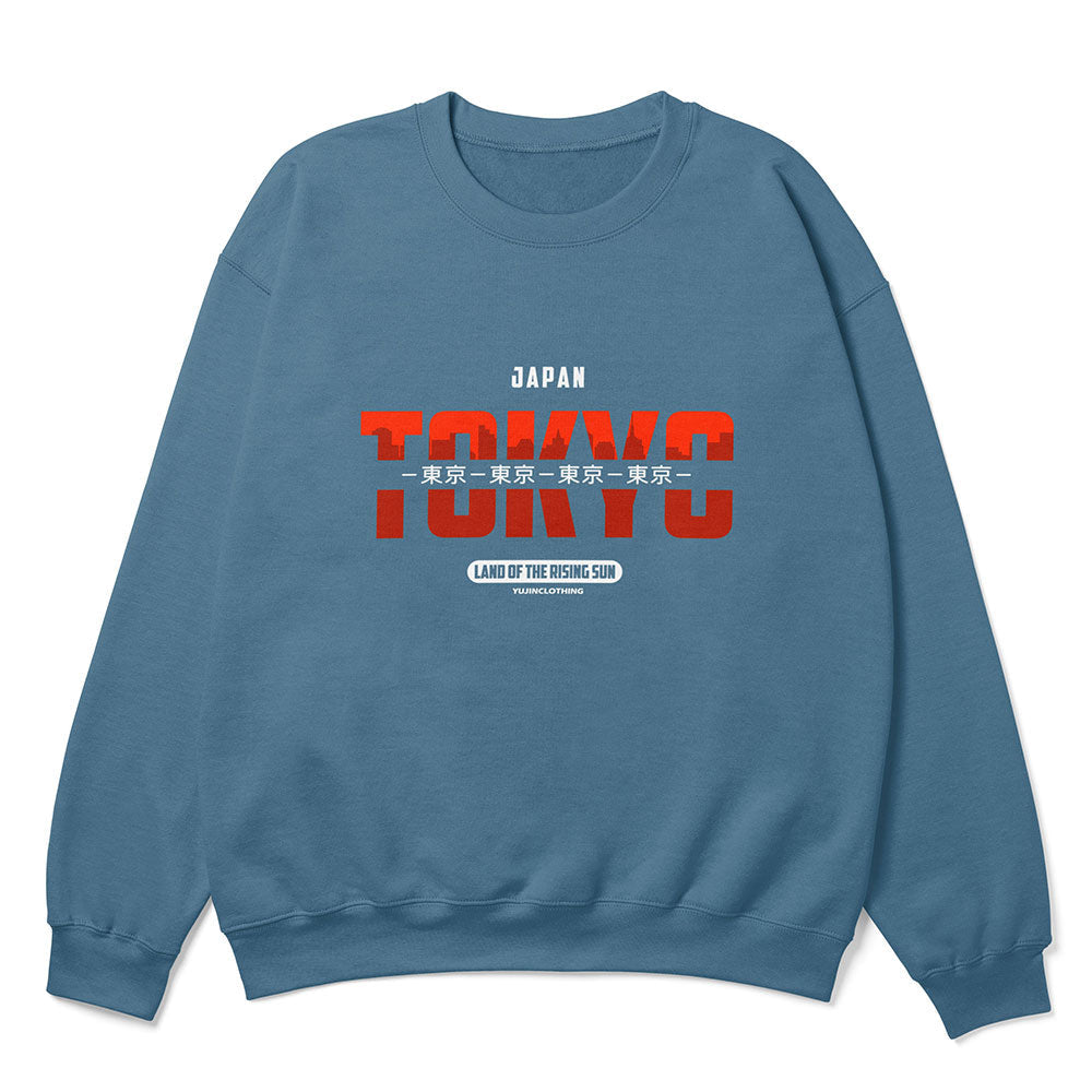Yūjin Clothing Japan sweatshirt featuring a cozy, stylish design with Japanese-inspired graphics and comfortable fabric.