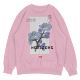 Yūjin Clothing Horizons sweatshirt with a cozy, relaxed fit, featuring a stylish design and soft fabric for comfortable wear.