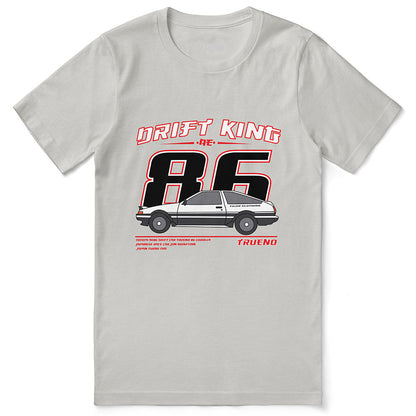 Yūjin Clothing Drift King T-Shirt featuring a stylish graphic design, soft fabric, and casual fit for streetwear and everyday wear.