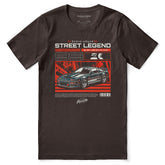 Yūjin Clothing Drive Fast Car T-Shirt featuring a graphic print of a sleek racing car on soft cotton fabric.
