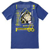 Yūjin Clothing Euphoria T-Shirt featuring a vibrant graphic design and comfortable fit, ideal for casual wear.