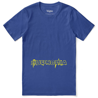 Yūjin Clothing Euphoria T-Shirt in vibrant colors, featuring a stylish fit and comfortable fabric, perfect for casual wear.