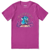 Yūjin Clothing Flames T-Shirt featuring a bold flame graphic design on a casual cotton tee.