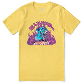 Yūjin Clothing Flames T-Shirt featuring a striking flame graphic on the front, made from soft cotton fabric.