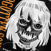 Black Forgotten Soul T-Shirt by Yūjin Clothing featuring a graphic design on the front, casual fit, and soft cotton fabric.