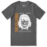 Yūjin Clothing Forgotten Soul T-Shirt featuring a graphic print of a mystical design on a black cotton T-shirt.