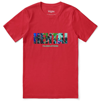 Yūjin Clothing Neo Hentai T-Shirt featuring bold graphic design and comfortable fit, casual streetwear style.