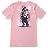 Cyberpunk King T-Shirt by Yūjin Clothing featuring bold, futuristic graphics on a black, comfortable cotton tee.