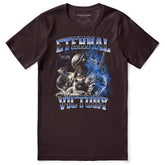 Yūjin Clothing Eternal Victory cat T-Shirt featuring a stylish cat graphic on a comfortable casual tee.