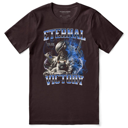 Yūjin Clothing Eternal Victory cat T-Shirt featuring a stylish cat graphic on a comfortable casual tee.