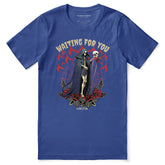 Yūjin Clothing Grim Reaper T-Shirt featuring a dark, detailed reaper graphic on black fabric, casual and stylish for fans of gothic fashion.