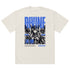 Yūjin Clothing Divine Ascent oversized faded T-shirt with distressed design and relaxed fit, showcasing casual streetwear style.