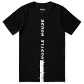 Yūjin Clothing Hustle T-Shirt featuring a casual fit and bold graphic design on soft cotton fabric.