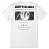 Yūjin Clothing Deep Feelings T-Shirt featuring a comfortable fit and artistic design on soft fabric.