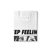 Yūjin Clothing Deep Feelings T-Shirt featuring a comfortable fit and stylish design, displayed on a neutral background.