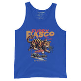 Furry Fiasco Cat Tank Top by Yūjin Clothing, featuring a soft, furry cat design on a comfortable sleeveless tank top.