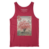 Yūjin Clothing Japanese Tree Tank Top featuring a vibrant tree design on lightweight fabric, perfect for casual summer wear.