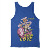 Yūjin Clothing Love Tank Top featuring a sleeveless design with a printed love graphic on soft fabric